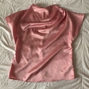 Elegant Pink Silk Top